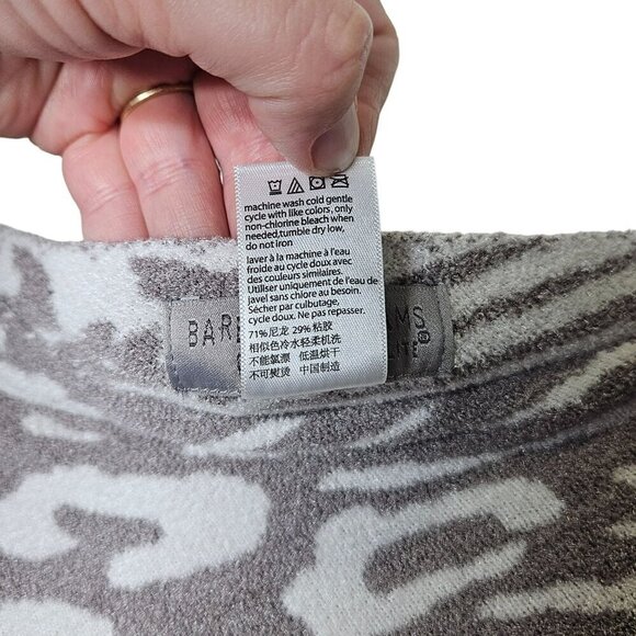 Barefoot Dreams CozyChic Ultra Lite Animal Print Poncho Pull Over Soft Plush OS - Picture 4 of 9